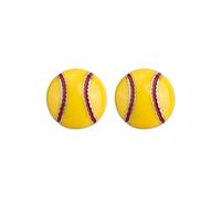Baseball Earrings for Women, Lightweight Sports Stud Earrings Stylish Softball Jewelry Game Day Gifts for Baseballs Players Lovers Fans Mom Accessories (Yellow)