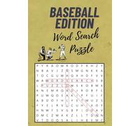 Baseball Edition: Word Search Puzzle