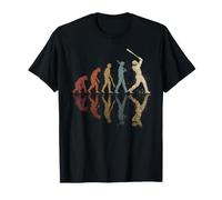 Baseball Evolution Player Bat Swing Sports T-Shirt