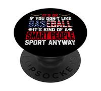 Baseball Fan American Flag Vintage It's Ok If You Don't Like PopSockets Adhesive PopGrip