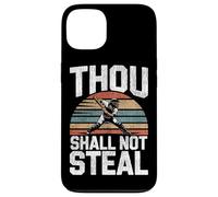 Baseball Fan Catcher Bible Quote Vintage Retro Thou Shall Case for iPhone 13