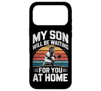Baseball Fan Catcher Vintage Retro My Son Will Be Waiting Case for iPhone 17 Pro Max