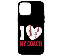 Baseball Fan Heart Vintage I Love My Coach Case for iPhone 12 Pro Max