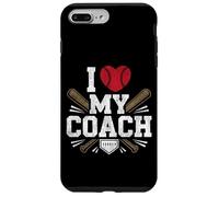 Baseball Fan Heart Vintage I Love My Coach Case for iPhone 7 Plus/8 Plus