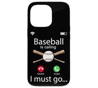 Baseball Fan Phone Display Baseball Is Calling I Must Go Case for iPhone 13 Pro