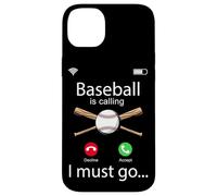 Baseball Fan Phone Display Baseball Is Calling I Must Go Case for iPhone 14 Plus