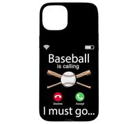 Baseball Fan Phone Display Baseball Is Calling I Must Go Case for iPhone 15 Plus
