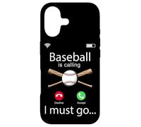 Baseball Fan Phone Display Baseball Is Calling I Must Go Case for iPhone 17