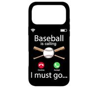Baseball Fan Phone Display Baseball Is Calling I Must Go Case for iPhone 17 Pro Max