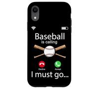 Baseball Fan Phone Display Baseball Is Calling I Must Go Case for iPhone XR