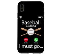Baseball Fan Phone Display Baseball Is Calling I Must Go Case for iPhone XS Max