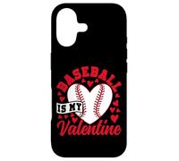 Baseball Fan Valentines Day Heart Baseball Is My Valentine Case for iPhone 17