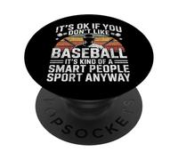 Baseball Fan Vintage Retro It's Ok If You Don't Like PopSockets Adhesive PopGrip