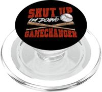 Baseball Fan Vintage Shut Up I'm Doing Gamechanger PopSockets PopGrip for MagSafe