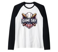Baseball Game Day Fan Lover Player Coach Spectator Quote Fun Raglan Baseball Tee