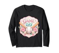 Baseball Game Day Fan Lover Player Coach Spectator Womens Long Sleeve T-Shirt
