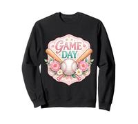 Baseball Game Day Fan Lover Player Coach Spectator Womens Sweatshirt