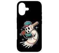Baseball Ghost Halloween Sports Design Case for iPhone 17