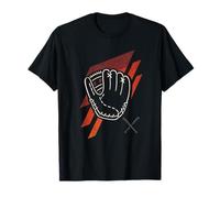 Baseball Glove Art - American Baseball Vintage USA T-Shirt