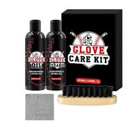 Baseball Glove Cleaning Kit 200ml Nourishing Care Leather Conditioner | With Brush Towel Break In Maintenance For Baseball Softball Infield Outfield Catcher Gloves