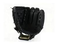 Baseball Glove For 9.5-12.5 Inch, Outfield Training Mitt, Premium Synthetic Leather For Baseball & Softball Use(Black,11.25 inches)