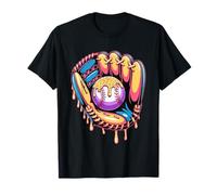 Baseball Glove Ice Cream Drip Toddler Boy T-Shirt