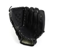 Baseball Glove Left Hand Adults Man Woman Training Softball Practice Equipment Outdoor Sport Size 10.5/11.5/12.5 for Baseball(Black,12.5 inches)