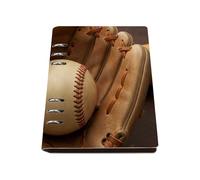 Baseball Glove Notebook A5, Pu Leather Notebooks, Lined Paper Cute Notebooks 180Pages/90Sheets, A5 Exercise Books for Home, Note Pads for Writing, Study Essentials Journal Diary