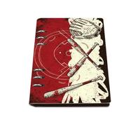 Baseball Glove Notebook, Pu Leather Notebooks, Lined Paper A5 Notebook Lined 180Pages/90Sheets, Journal for Writing, Homework Book for Women, Office Paper Products Journal Diary