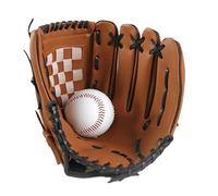 Baseball Glove Outdoor Sport Catcher Glove - Left-Hand Baseball & Softball Training Equipment for Practice Use(12.5in Adults)