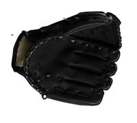 Baseball Glove, Softball Glove 1Pcs Baseball Gloves Softball Practice Equipment Size 9.5/10.5/11.5/12.5 Left Hand For Kids/Adults Man Woman Outdoor Training(Black,9.5in For Kid)