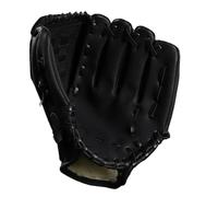 Baseball Glove Softball Practice Equipment Left Hand for Adult Man Woman Training Outdoor Sports for Baseball(Black,10.5 inches)