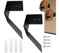 Baseball Glove Wall Bracket | 2 Pieces Space Saver Safe Shape Conservative - Glove Organizer Shelf on the Wall - for Stadium Room Home Bedroom