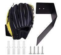 Baseball Glove Wall Stand, 2-Piece Invisible Floating Steel for Shape Retention, Baseball Glove Stand, Sports Decoration, for Stadium, Lounge, Office, Home, Bedroom, Living Room, Work