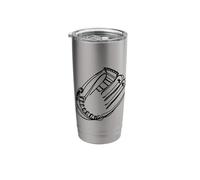 Baseball Gloves Drawing Stainless Steel Insulated Tumbler