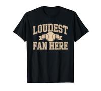 Baseball Grandpa Who Cheers Louder Than Anyone Park Loud T-Shirt