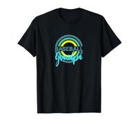 Baseball Grandpa with Modern Baseball Circles T-Shirt