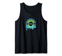 Baseball Grandpa with Modern Baseball Circles Tank Top