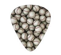 Baseball Guitar Picks with Organizer Storage Box Guitar Plectrums 12PCS 3 Thickness Thin Medium Heavy 0.46 0.71 0.96mm Guitar Picks For Acoustic Electric or Bass Guitars