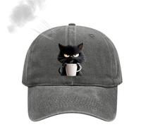 Baseball Hat, Adjustable Vintage Hat, Unisex Outdoor Headwear, Endurable Materials, Face-Contouring Brim Design, Black/Gray, Teens Adults Outdoor Sports Travel Casual Streetwear