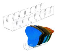 Baseball Hat Rack - Acrylic Display Stand, Shelf Cap Holder | Desktop Hat Organizer for Closet System, Modern Tiered Layout for Entryway Space, Dorm Room Compact Storage Solution