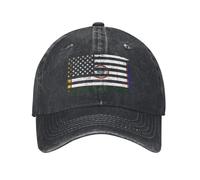Baseball Hats Us and Flag of The San Carlos Apache Tribe Hiking Hat Breathable Personalised Trucker Hats, for Outdoor, Golf, Beach, 55-59cm