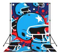 Baseball Helmet Blue Backdrop for Photography,5x7ft Backdrop Picture Back Drop Banner Personalized Photo Backdrops Curtain for Fireplace Home Decoration Newborn Birthday Wedding Party