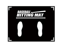 Baseball Hitting Mat Baseball Hitting Mat 90x60cm Softball Batting Cage Practice with Toes Facing Place Training Accessories