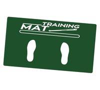 baseball hitting mat, Baseball Hitting Mat Batter Stance Training Equipment 24.8x38.58 Inches Multicolor(Green)