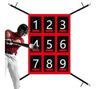 Baseball hitting net, pitcher with a strike zone - Bounce target softball target | Pitching Net with 9 adjustable baseball softball training equipment from the hitting area