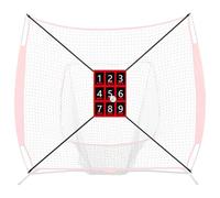Baseball Hitting Net - Pitching Net With A Strike Area | Softball Practice Batting Target | Baseball & Softball Aid | Pitching Strike Zone Target Net For A Formatio