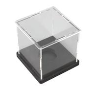 Baseball Holder | Baseball Collector's Case - Transparent Acrylic Storage Dustproof Sports Fan Item Playroom Bedroom Fans and Collectors The Intuitive Connection Clear Components