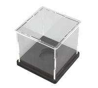 Baseball Holder, Baseball Stands, Collector Safe Showcase Case Fan Favorite, Dustproof Toy Cabinet for Tennis, Sports, Collectors, Game, Room, Bedroom 3.35x3.35x3.35 Inches