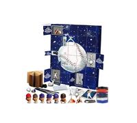 Baseball Holiday Countdown Set 24 Days Advent Calendar Blind Home & Collectibles For Fans Perfect For Christmas & YmF774 (Blue, 26x18x3.5)